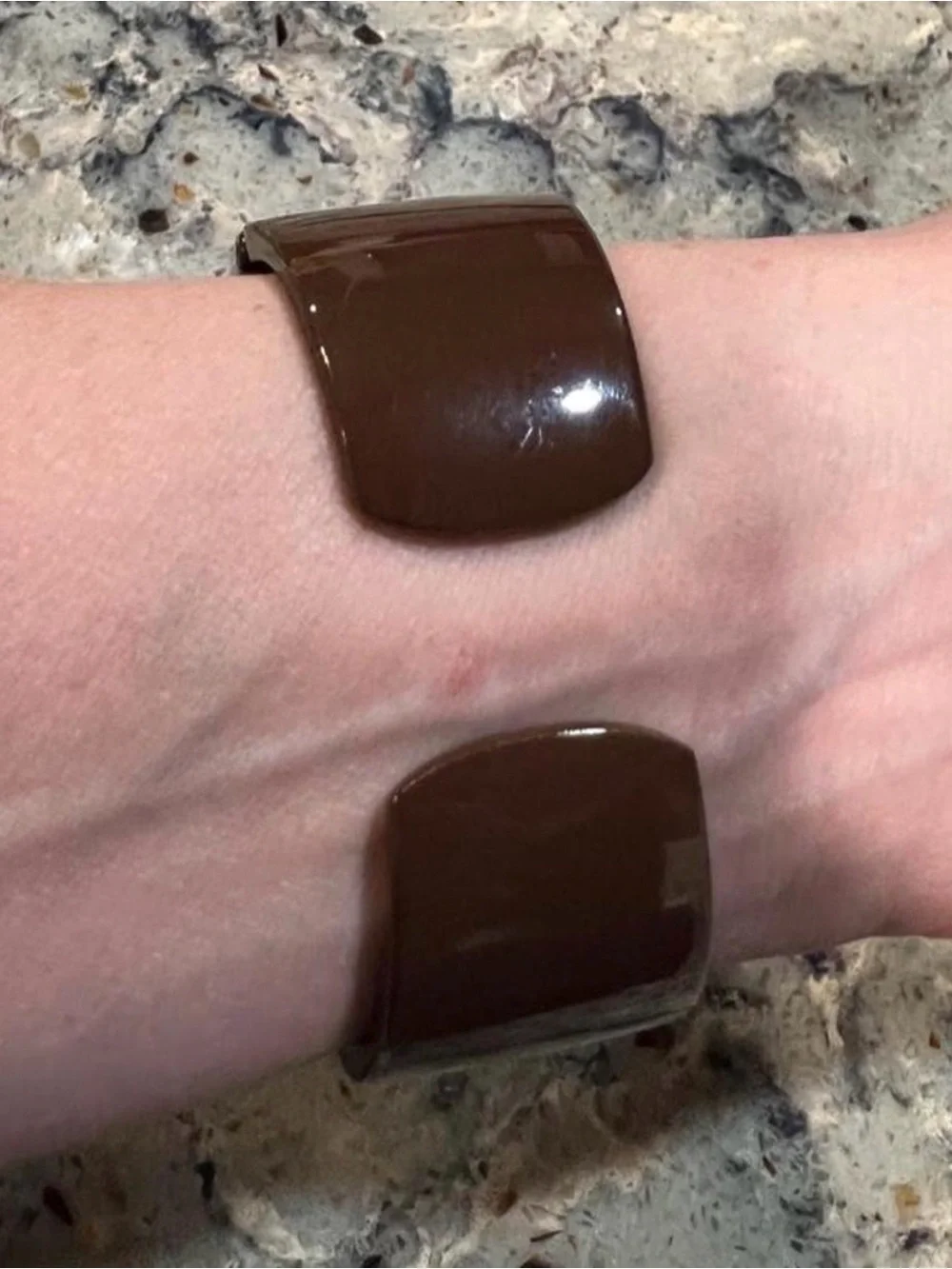 Vintage Geneva Brown Women's Fashion Bangle Watch